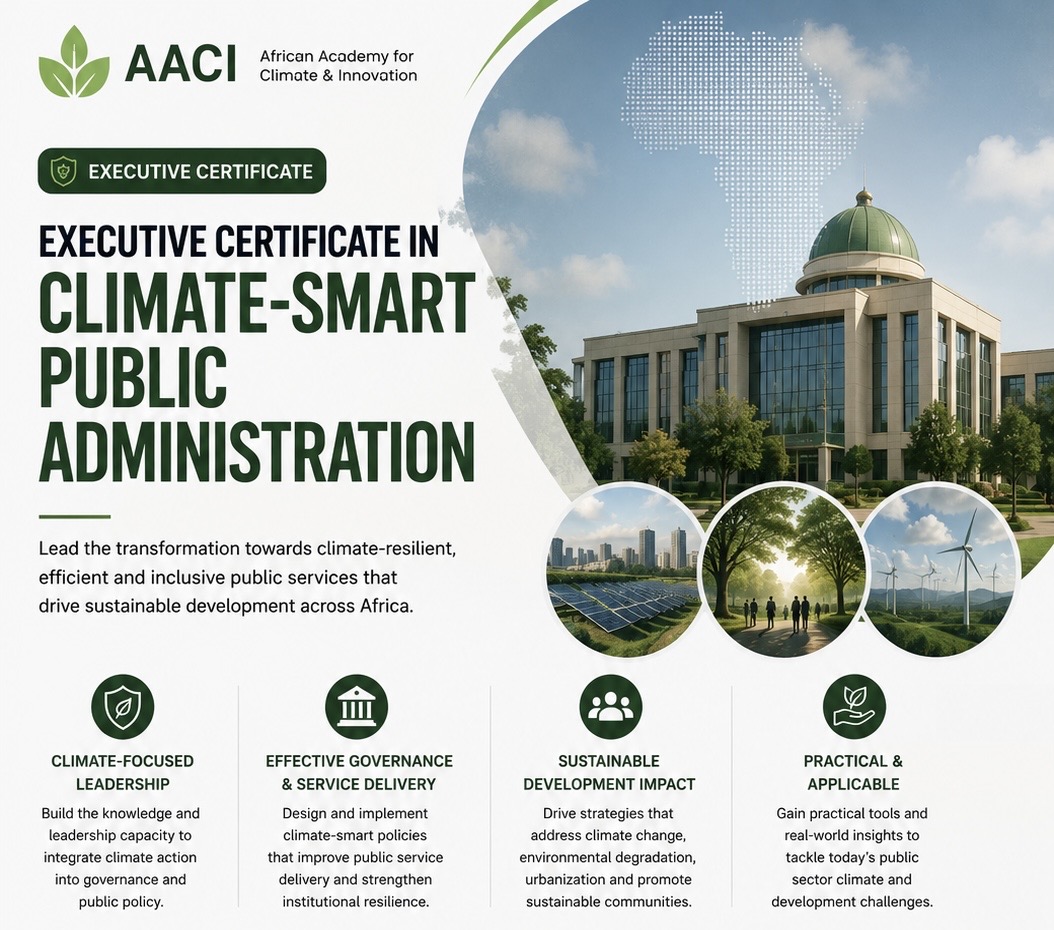 Executive Certificate in Climate-Smart Public Administration